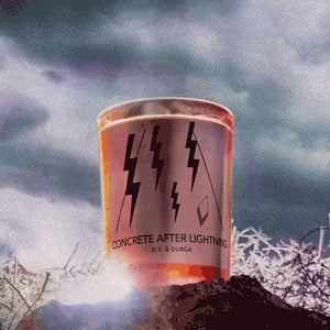Concrete After Lightning Candle