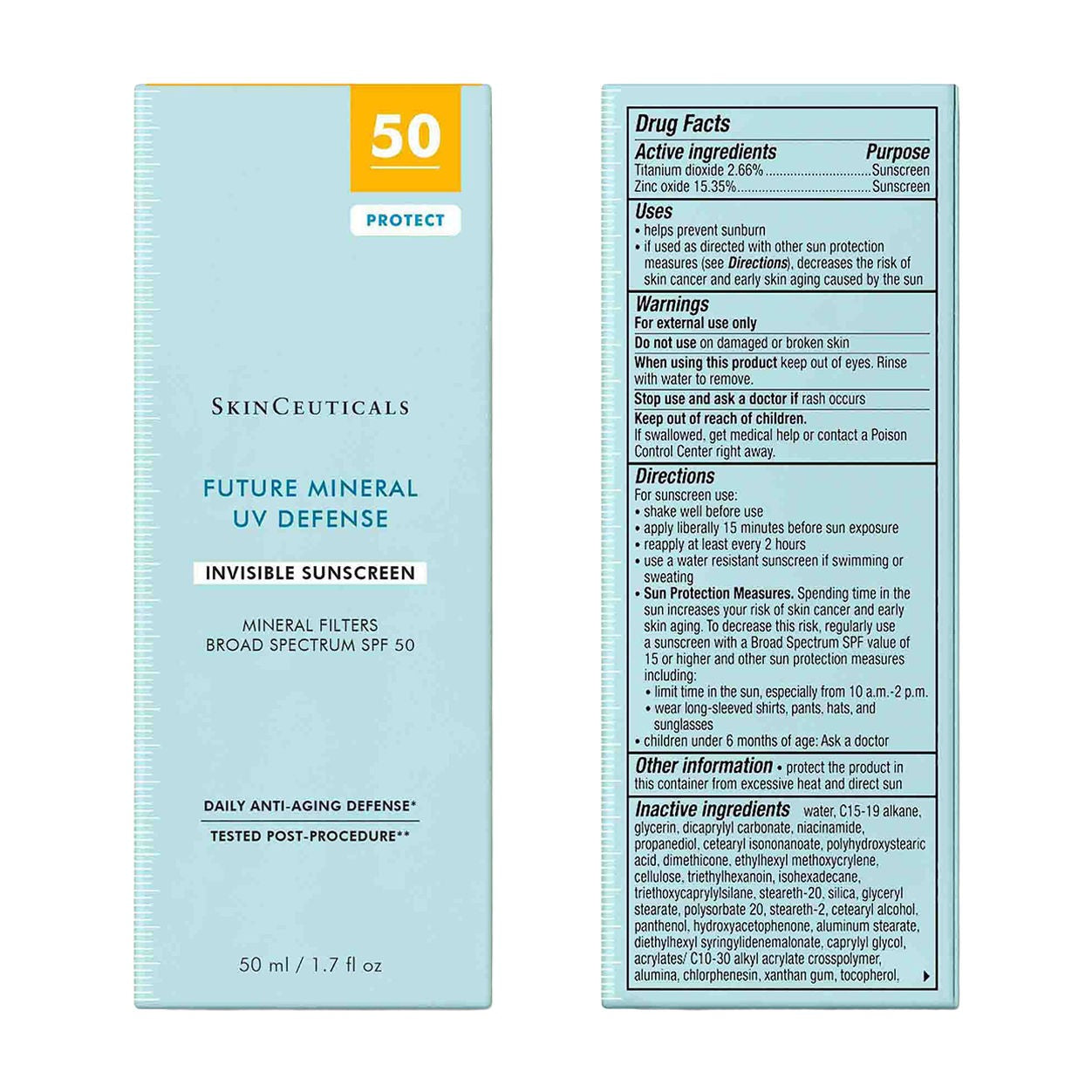 Future Mineral UV Defense SPF 50 Invisible Sunscreen