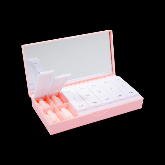 Pink AM/PM Pill Box