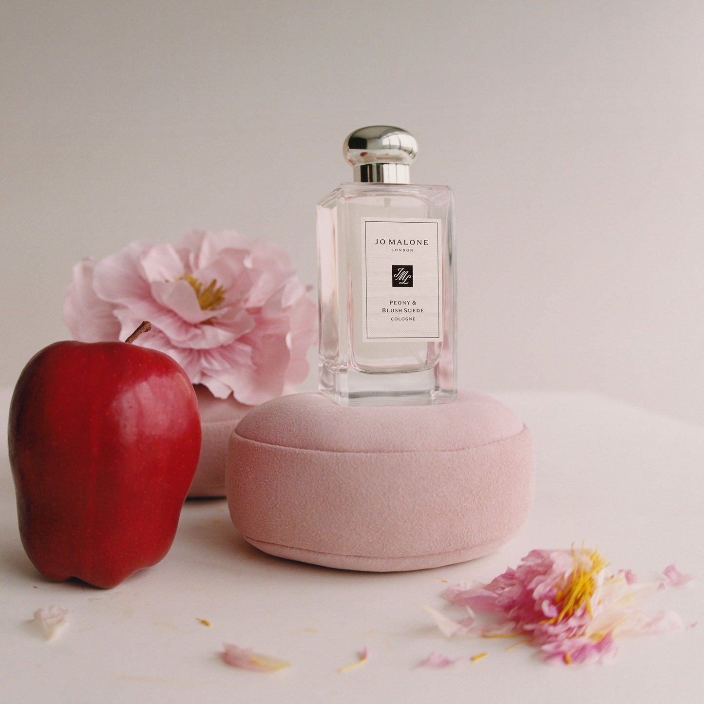 Peony and Blush Suede Cologne
