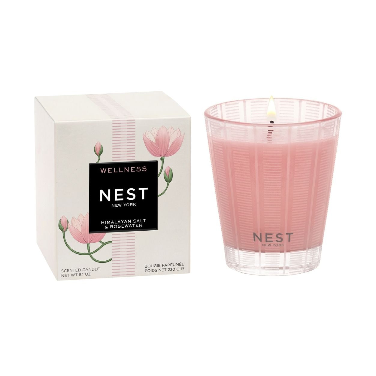 Himalayan Salt & Rosewater Candle
