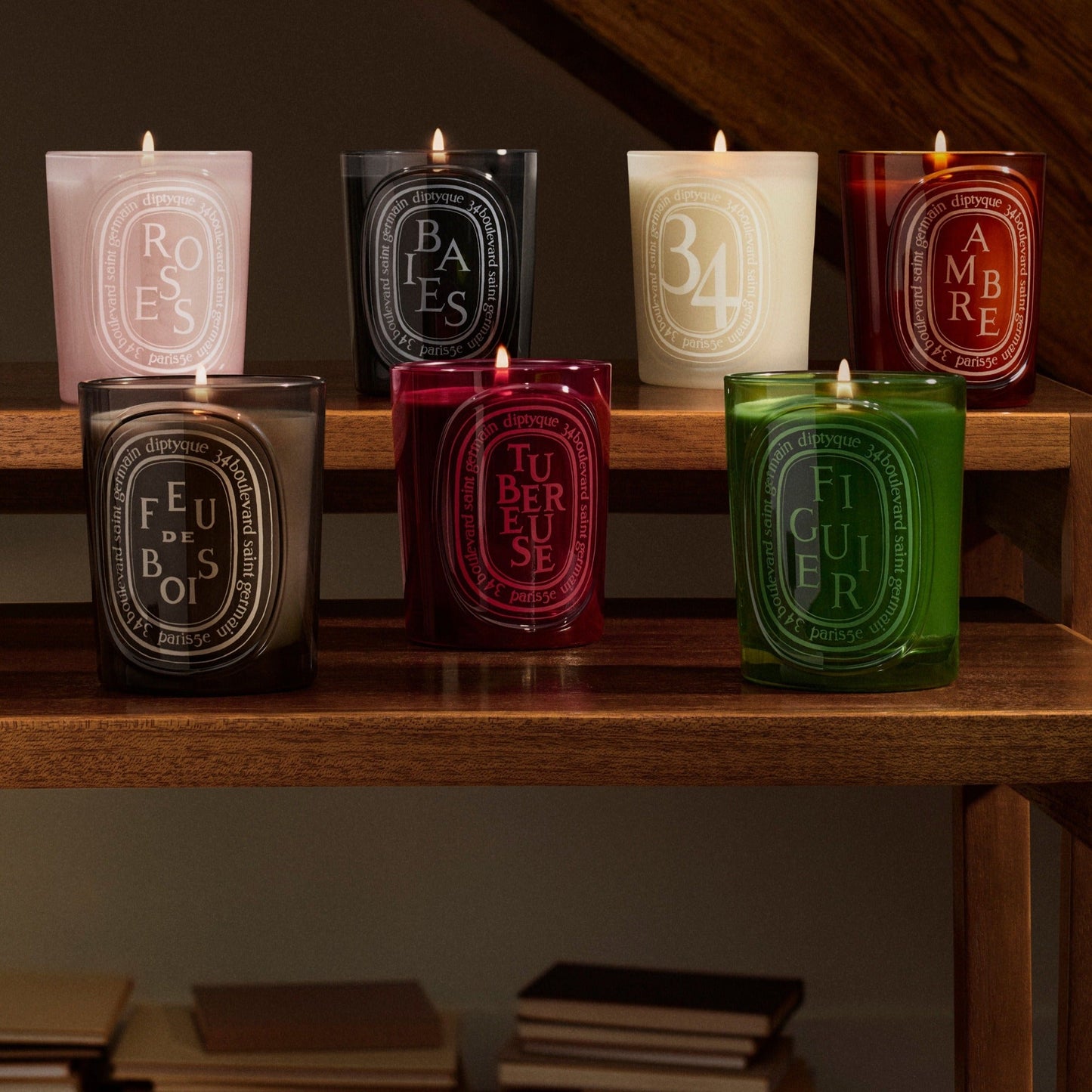 Roses Candle