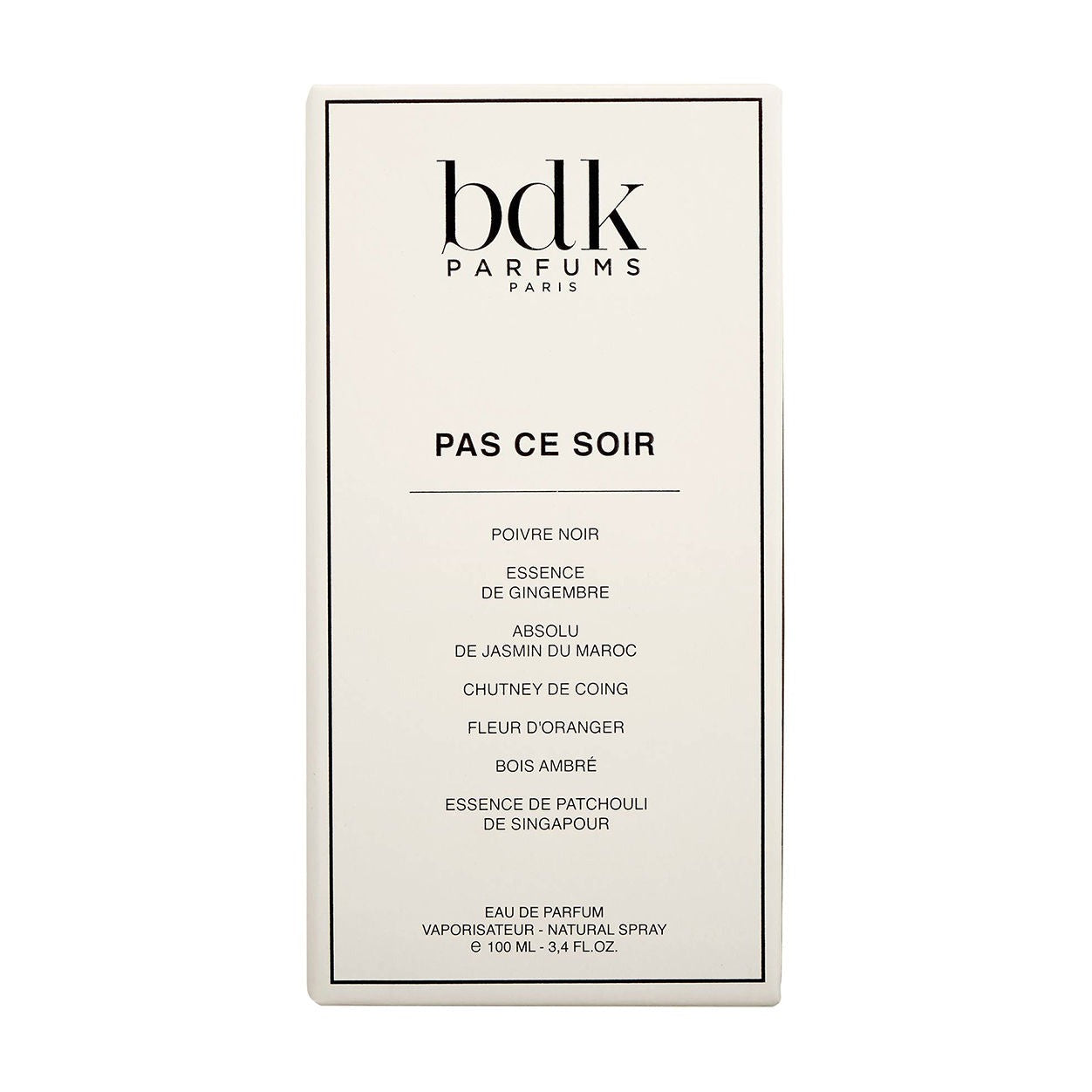 Pas Ce Soir Eau de Parfum