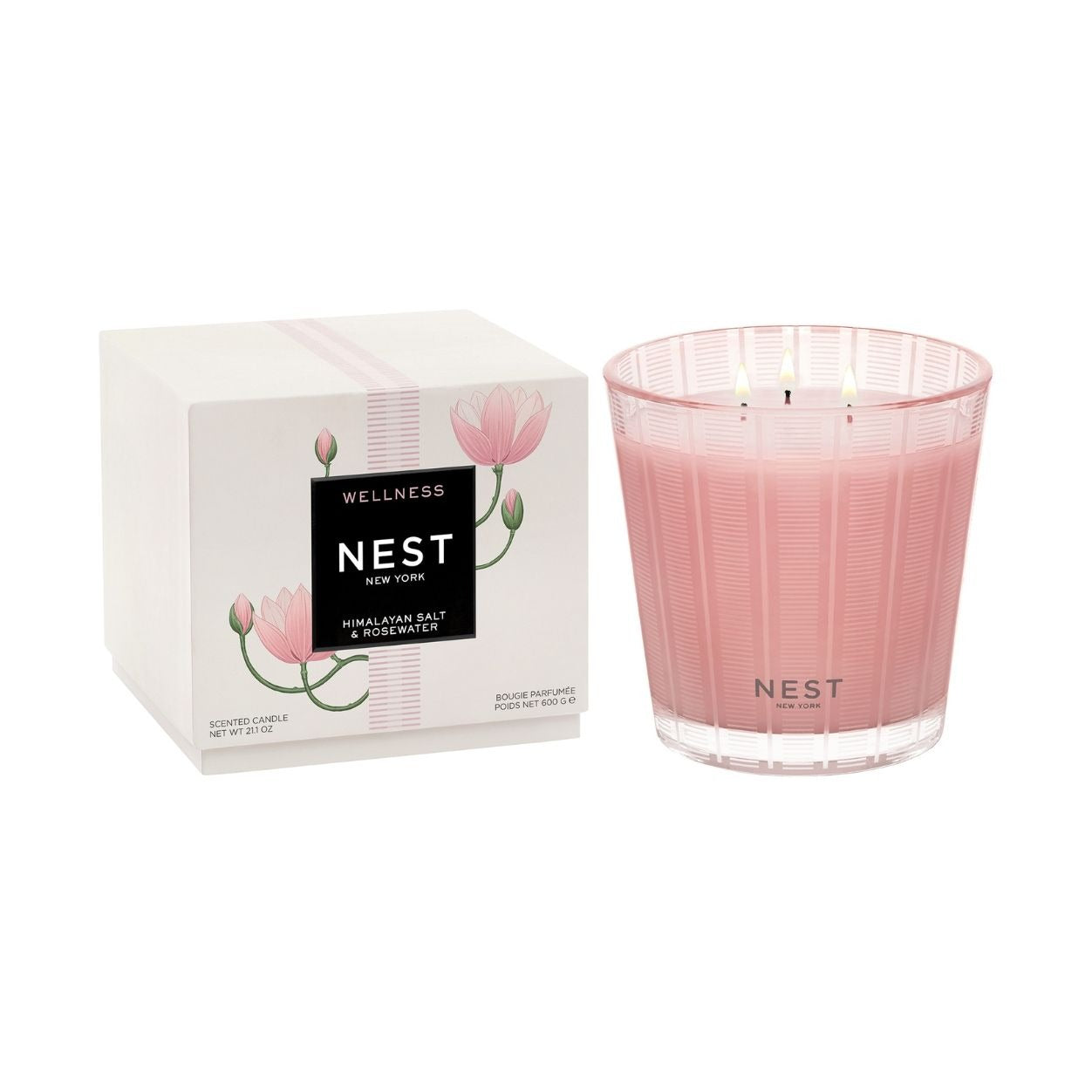 Himalayan Salt and Rosewater Candle
