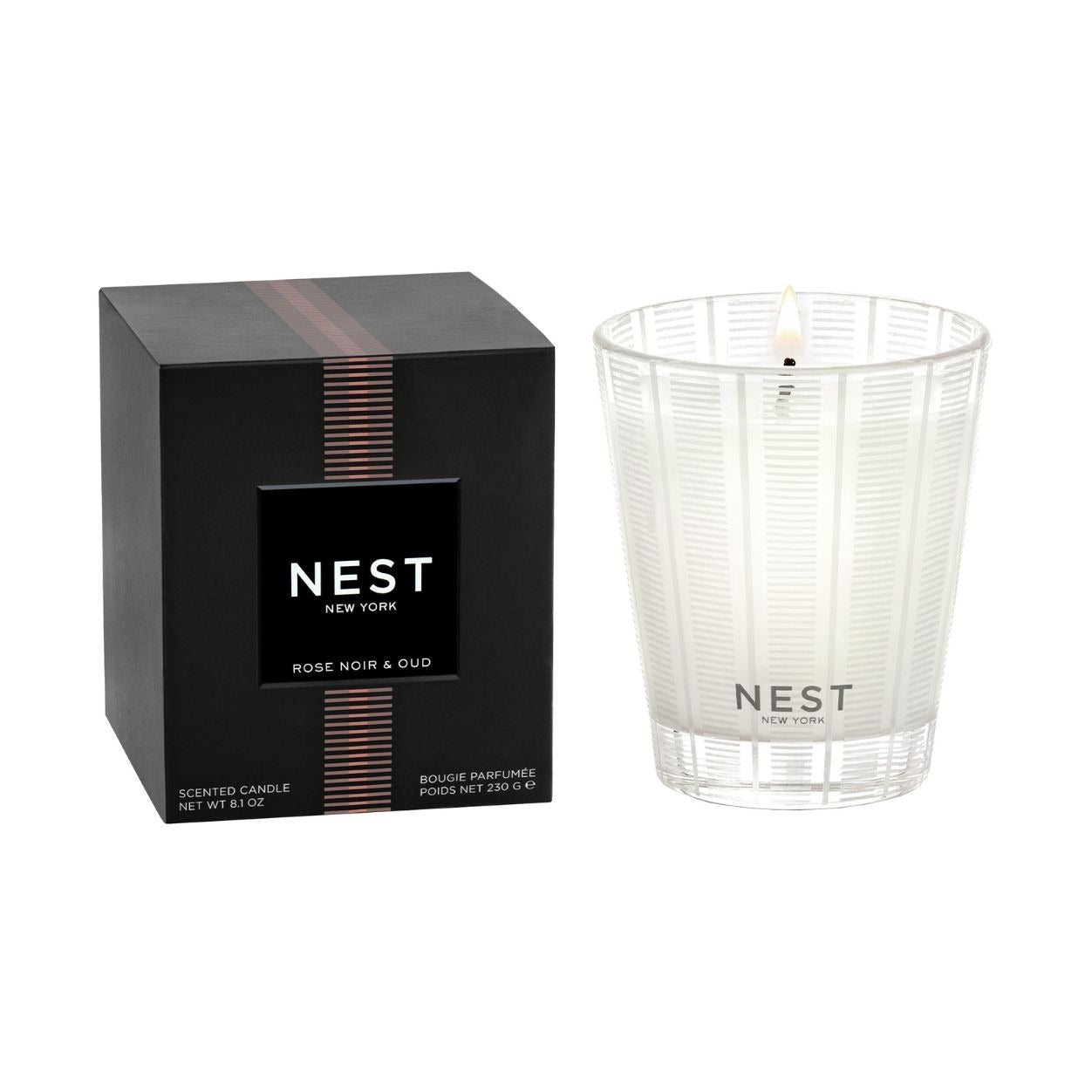 Rose Noir & Oud Candle