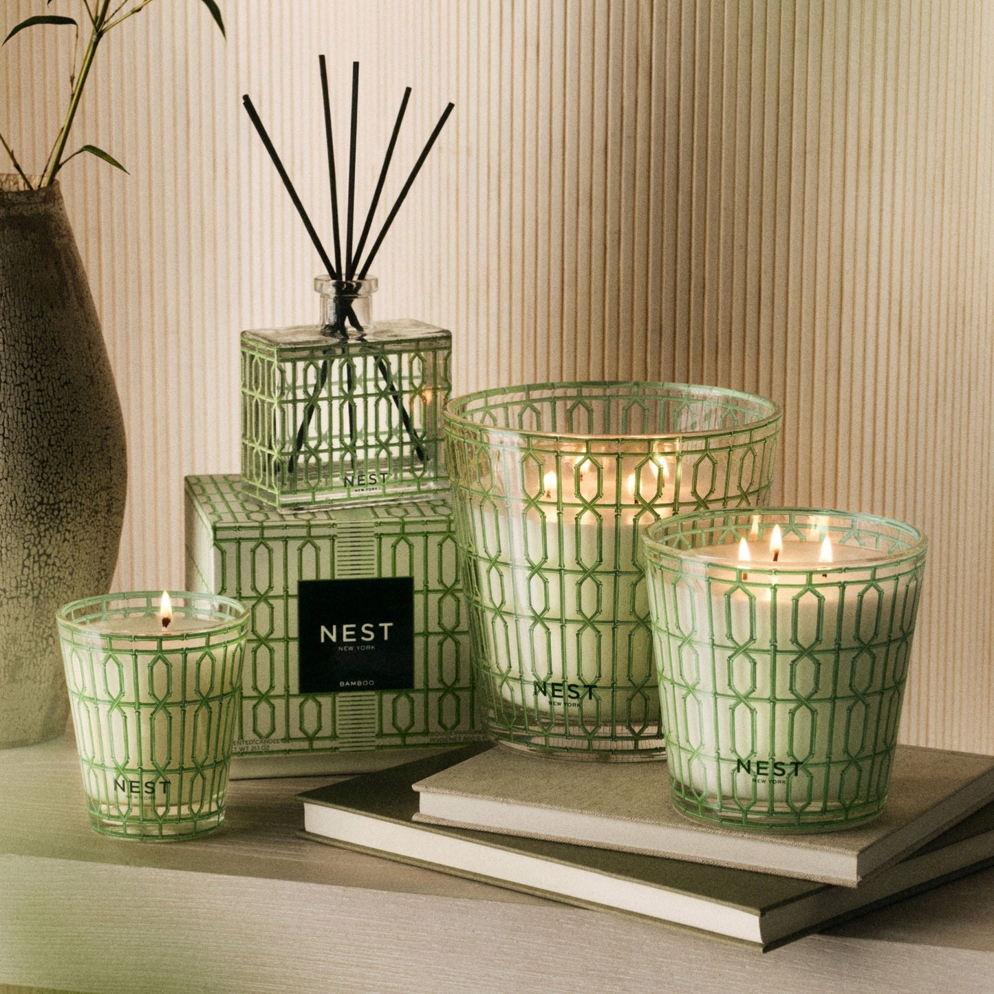 Bamboo Decorative Candle