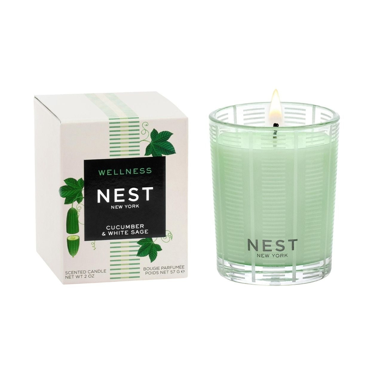 Cucumber & White Sage Candle