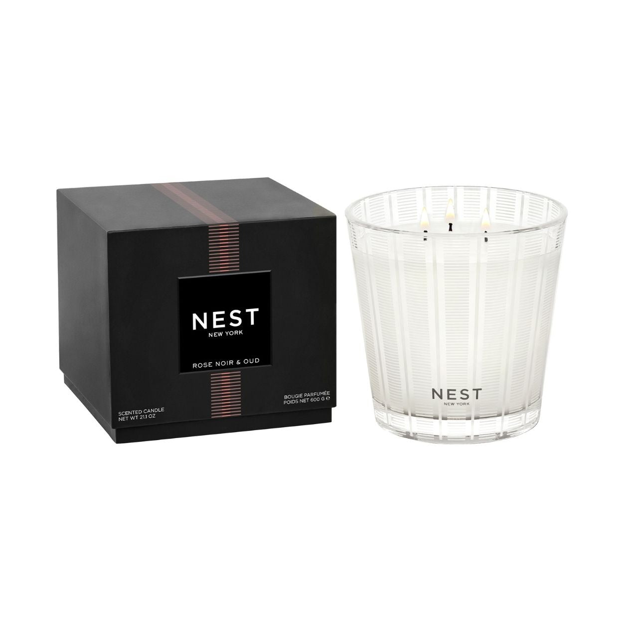 Rose Noir and Oud Candle
