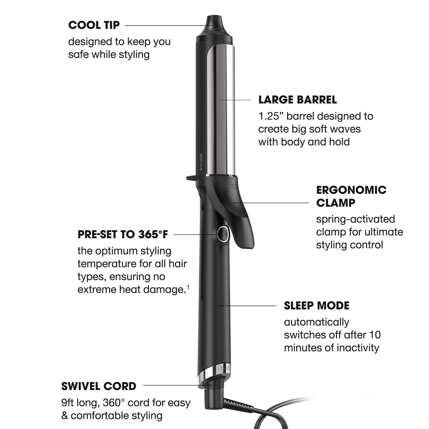 Soft Curl 1.25" Curling Iron