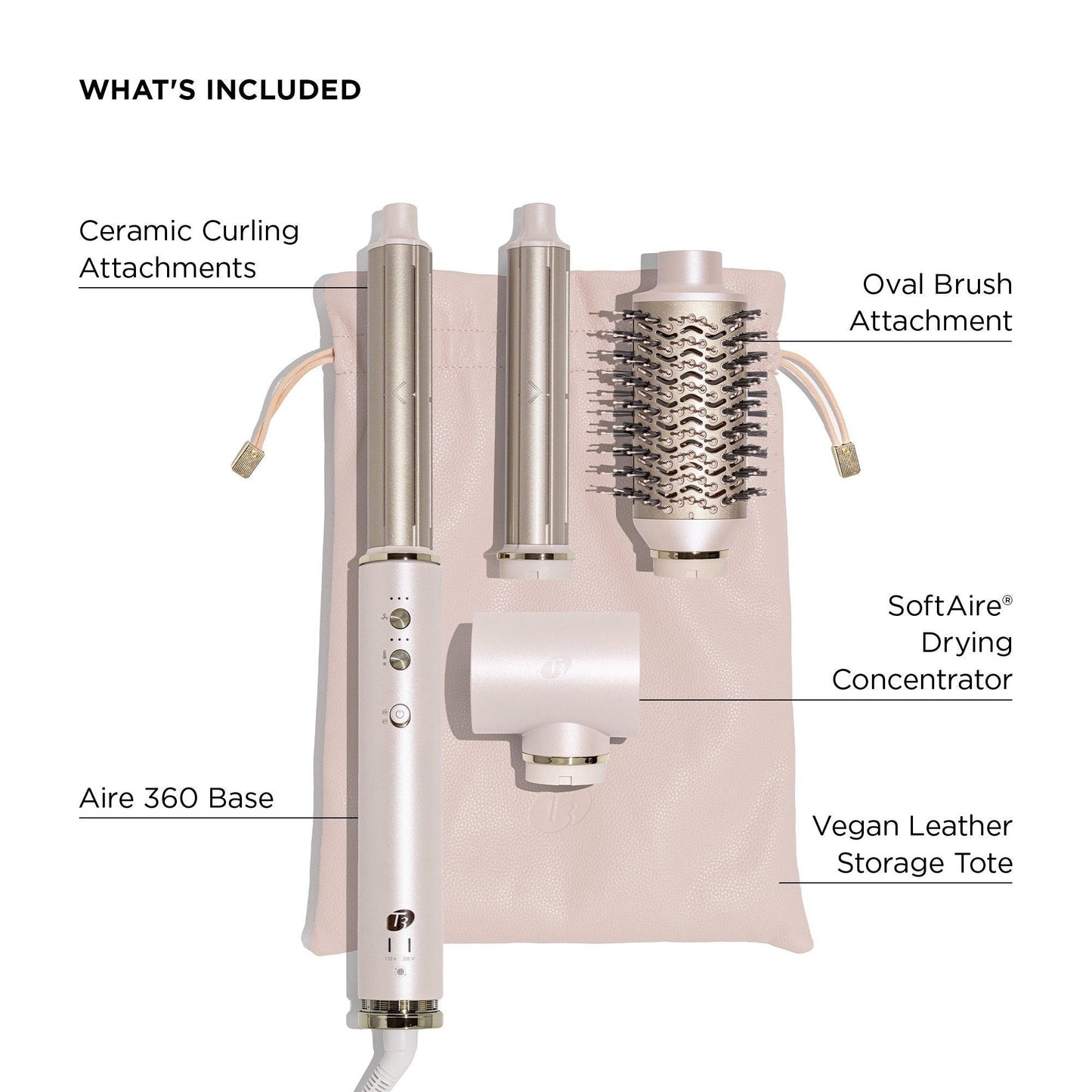 Aire 360 Ceramic Air Styler Blowout Kit Dual Voltage