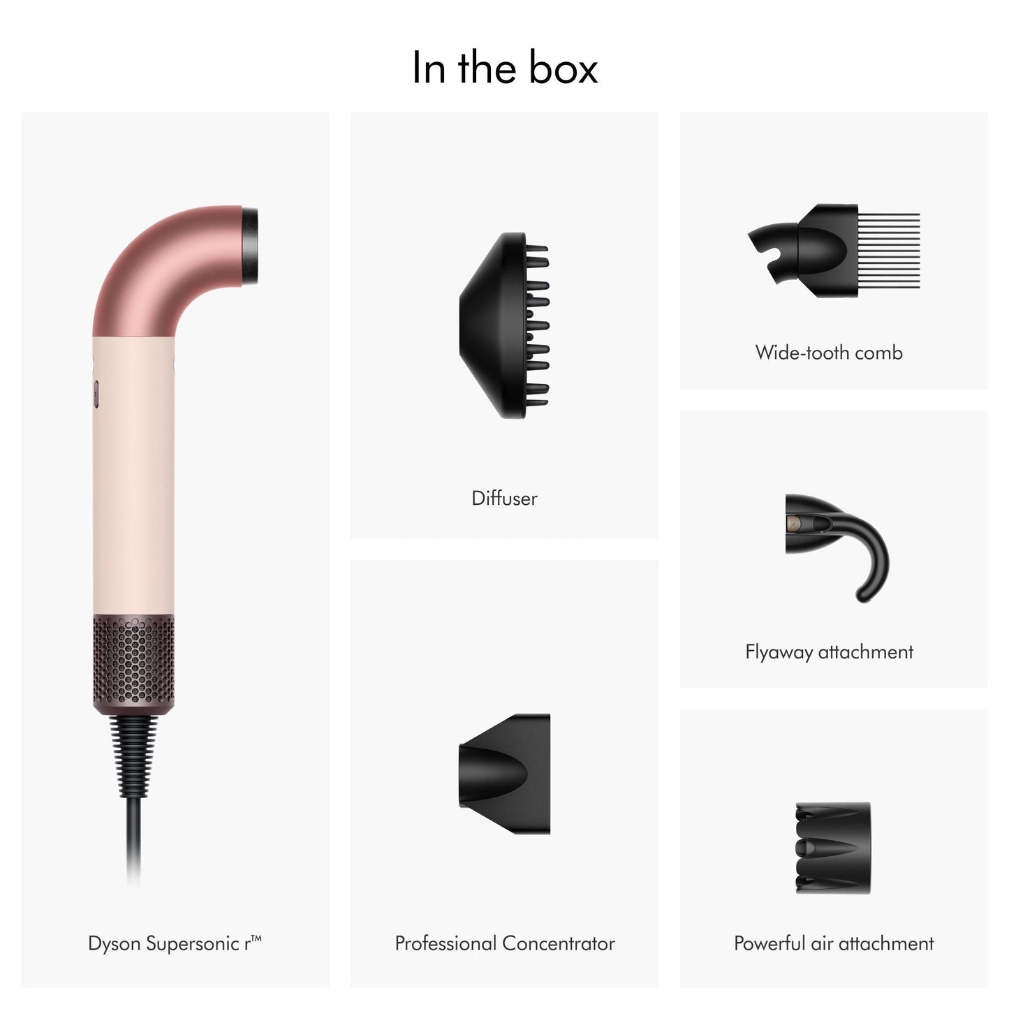 Supersonic r Hair Dryer in Ceramic Pink