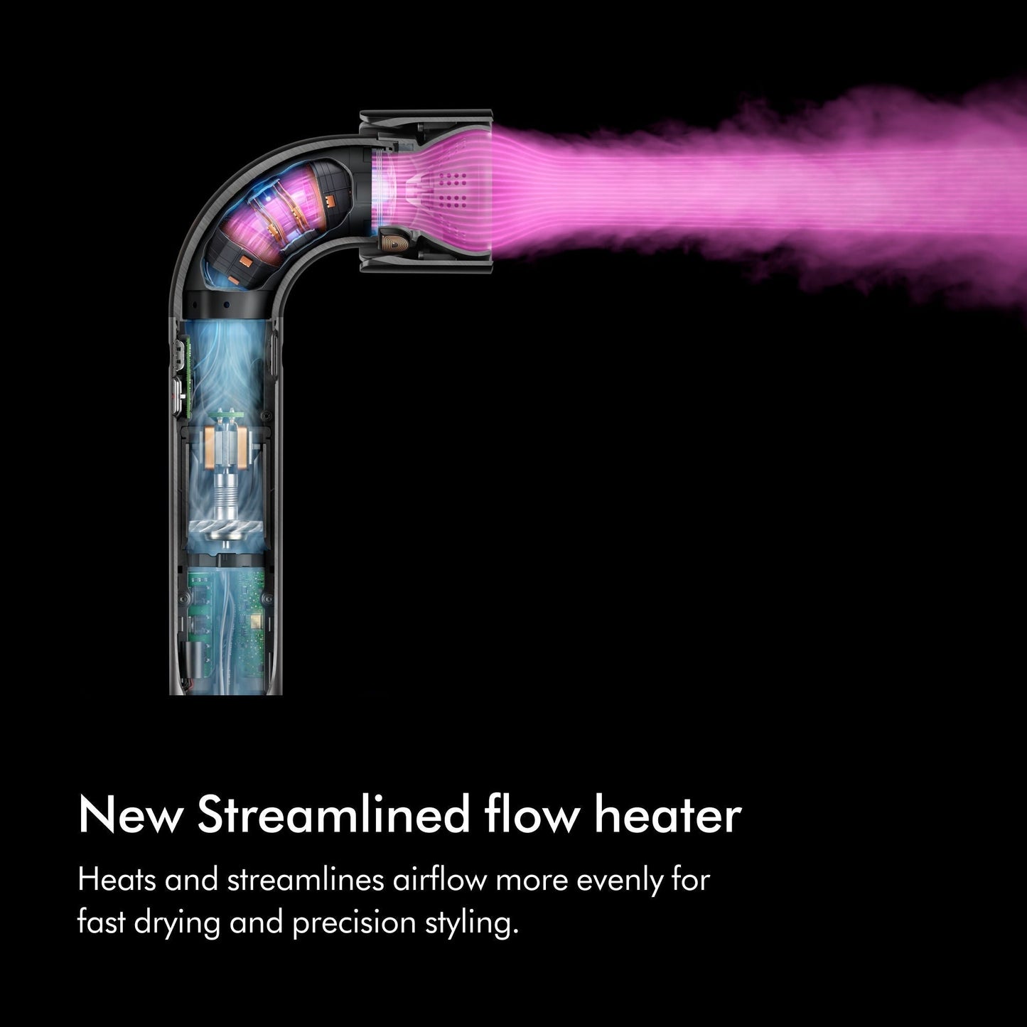 Supersonic r Hair Dryer in Ceramic Pink