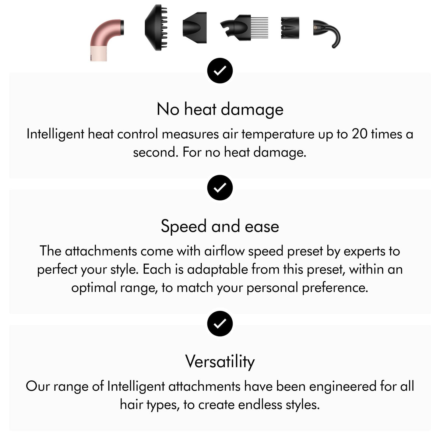 Supersonic r Hair Dryer in Ceramic Pink