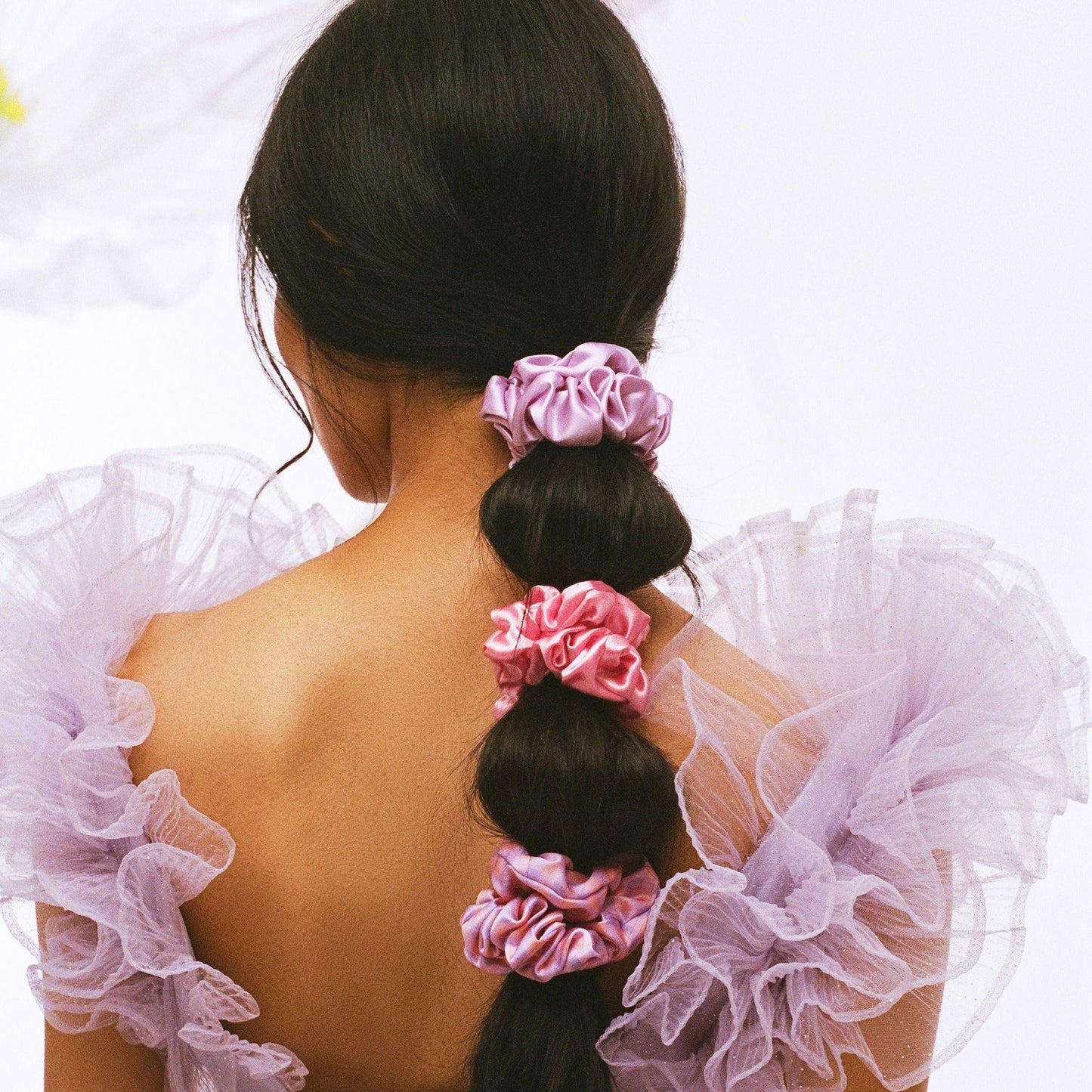Pure Silk Large Scrunchies