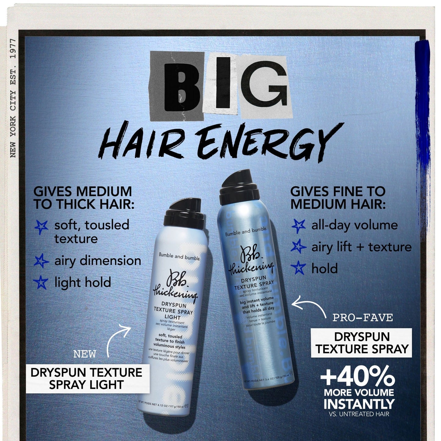 Thickening Dryspun Texture Spray Light