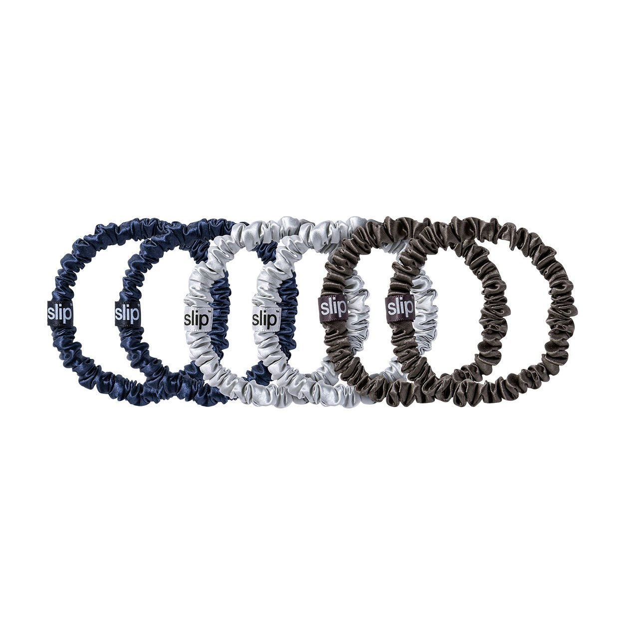 Pure Silk Skinny Scrunchies