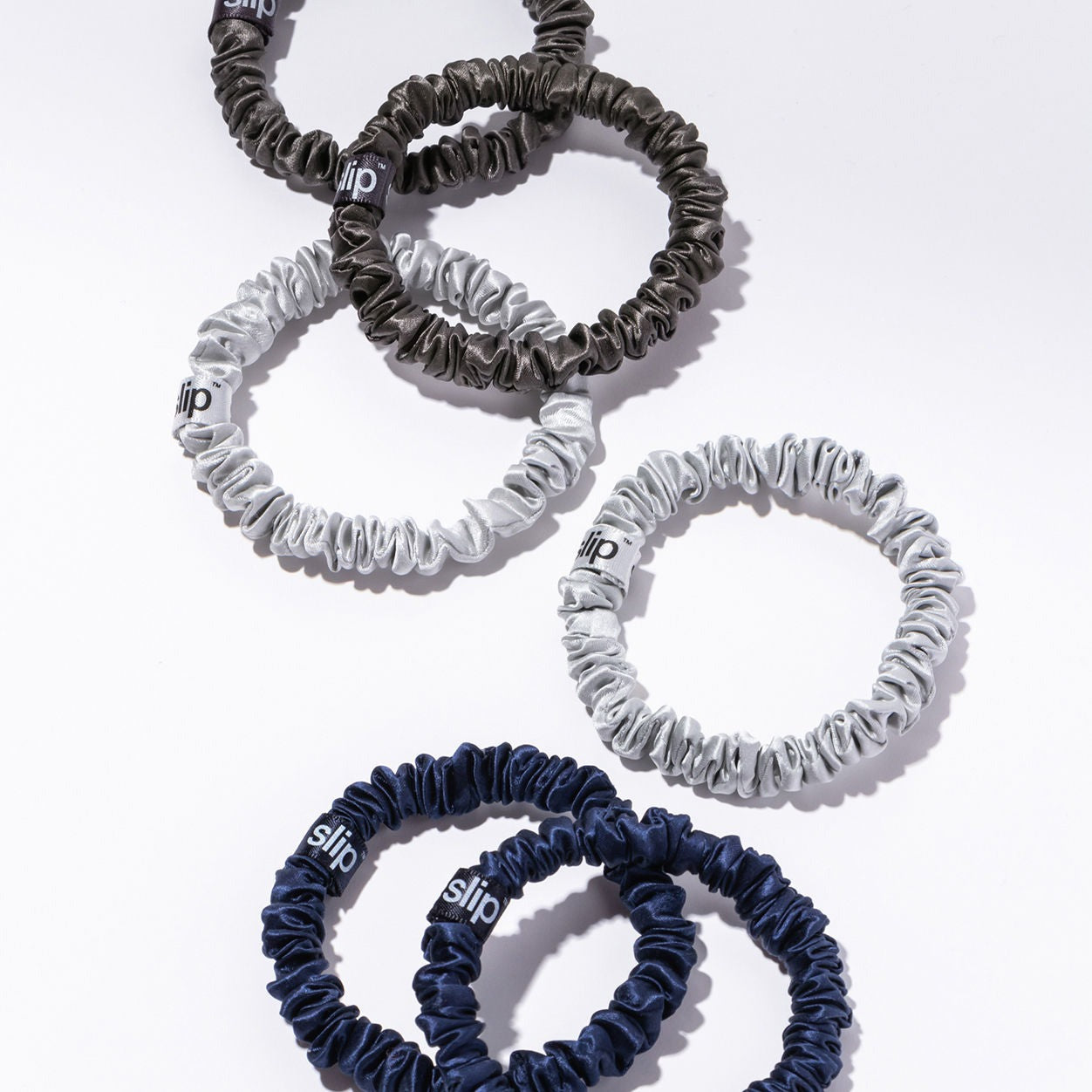 Pure Silk Skinny Scrunchies