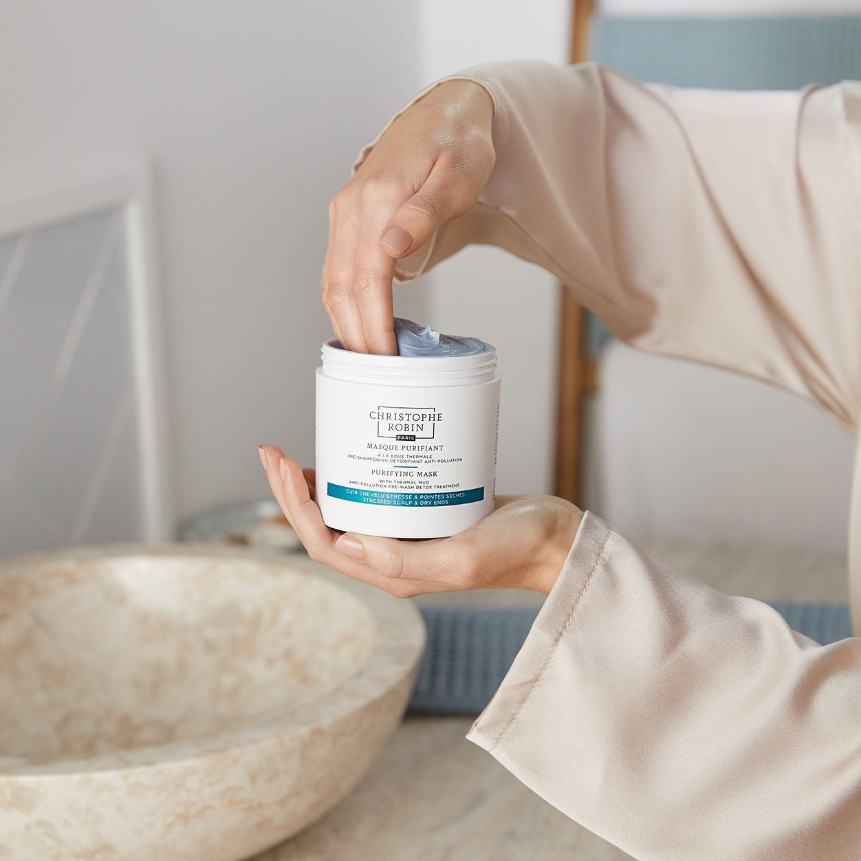 Purifying Mask with Thermal Mud
