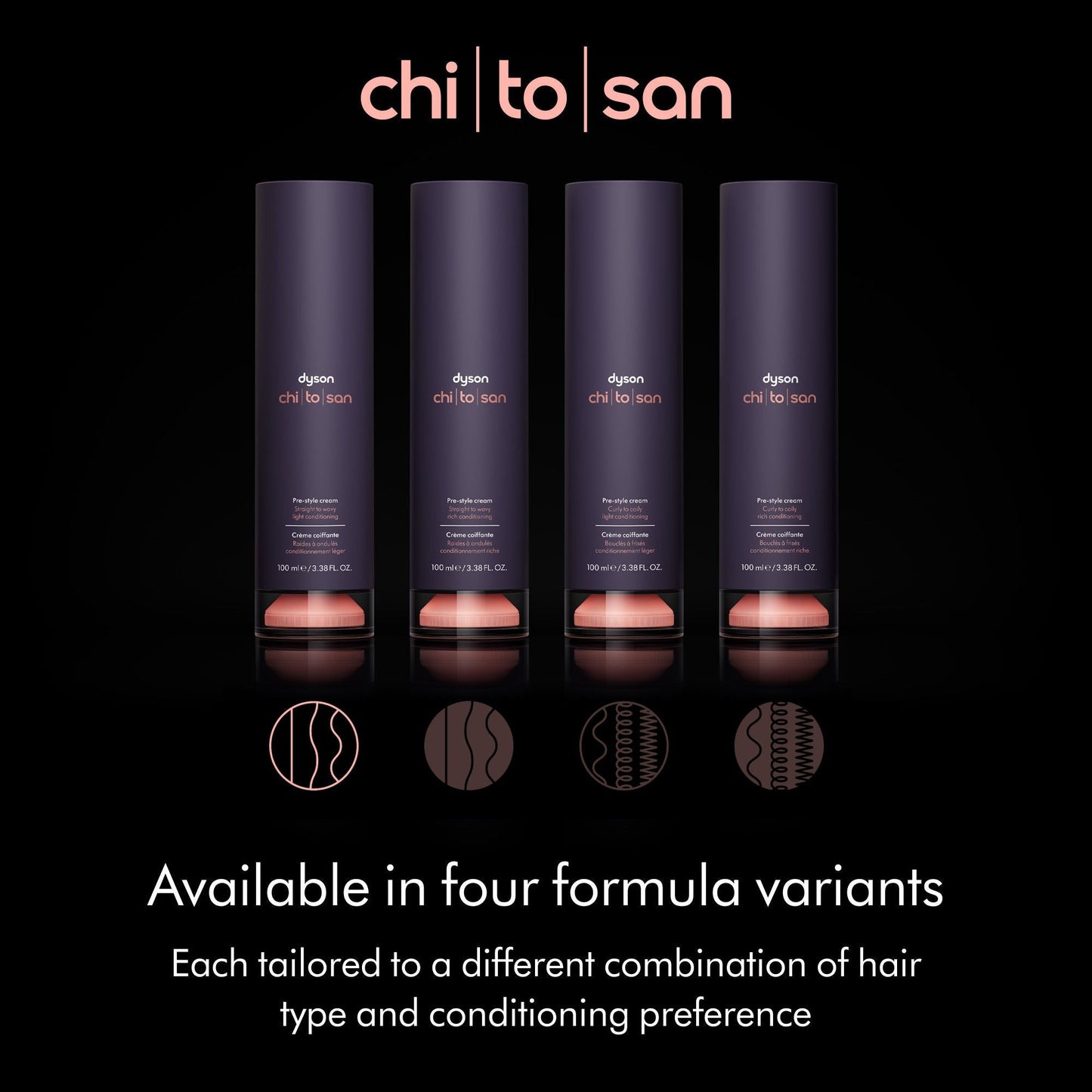 Chitosan Pre-Style Cream Straight to Wavy Light Conditioning