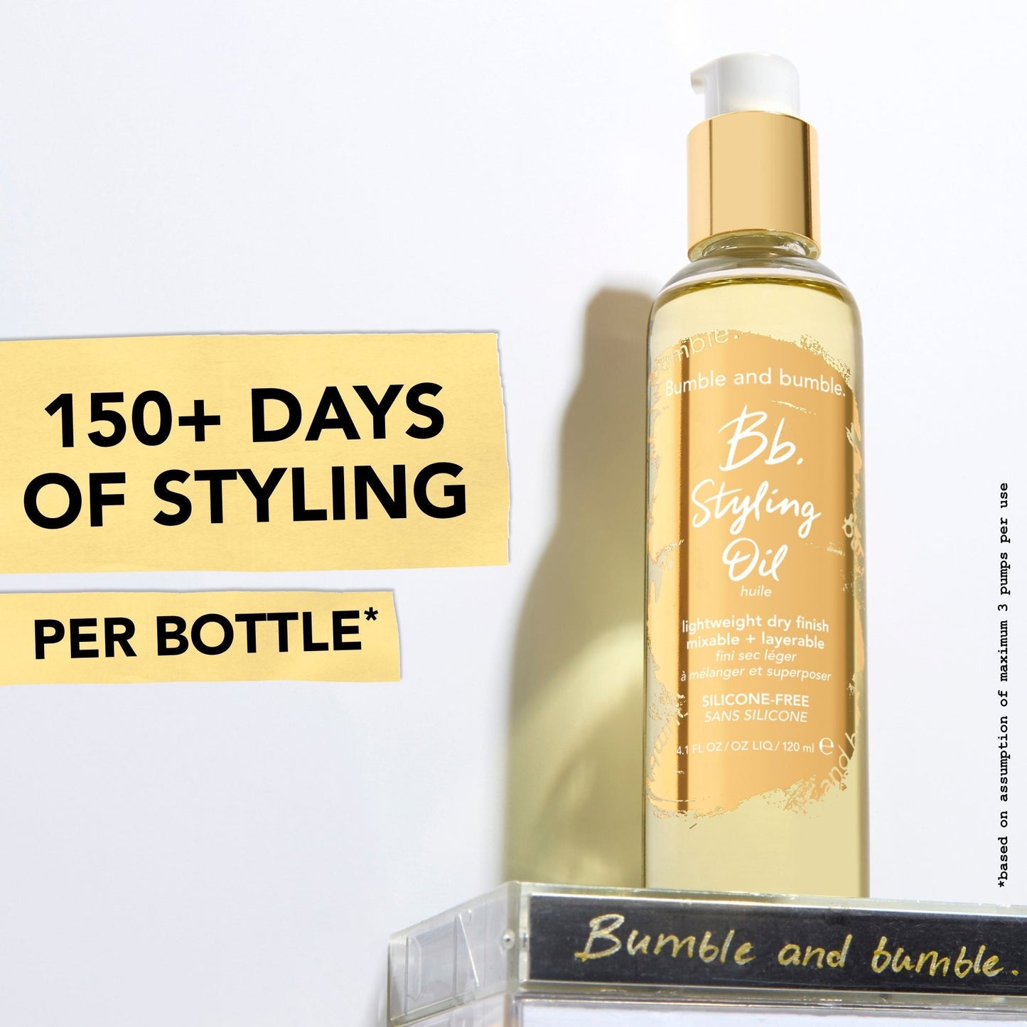 Styling Oil for Split End Prevention + Anti-Frizz