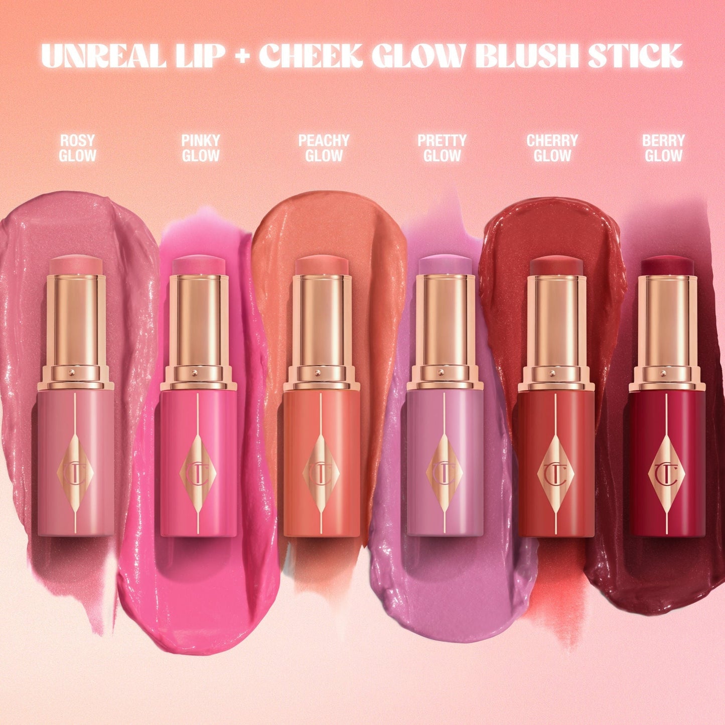 Unreal Lip + Cheek Glow Blush Stick
