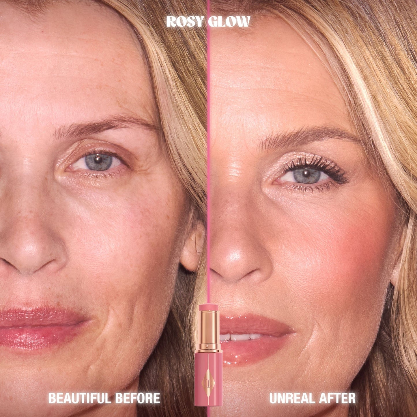 Unreal Lip + Cheek Glow Blush Stick