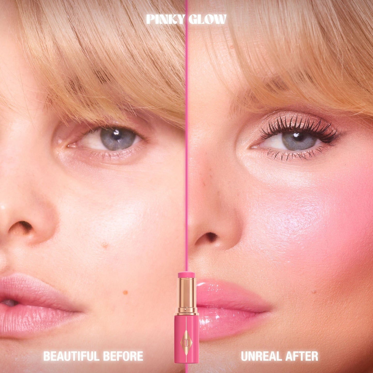 Unreal Lip + Cheek Glow Blush Stick