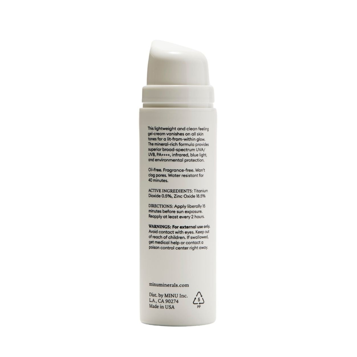 Brightening Sunscreen Minerals Broad Spectrum Gel-Cream SPF 30