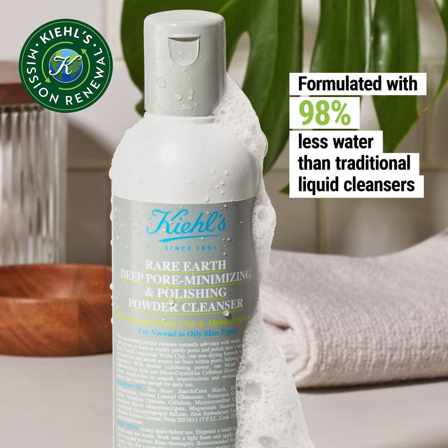 Rare Earth Deep Pore-Minimizing and Polishing Powder Cleanser